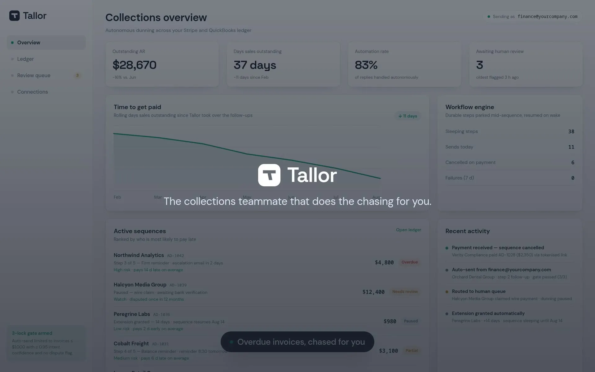 Tallor product walkthrough preview