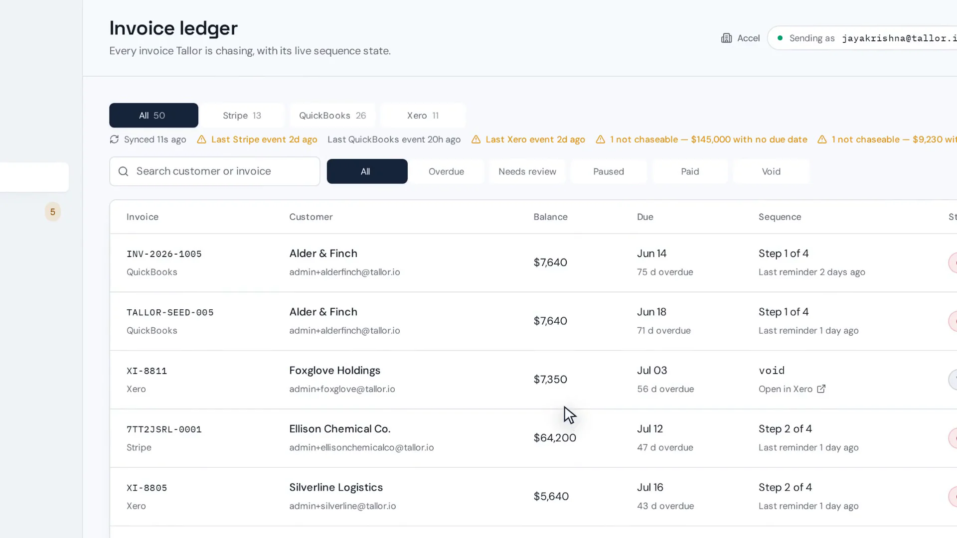 Tallor product walkthrough preview